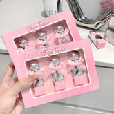 Gege Bear Bow High Quality Lip Gloss – 3 Pcs Set